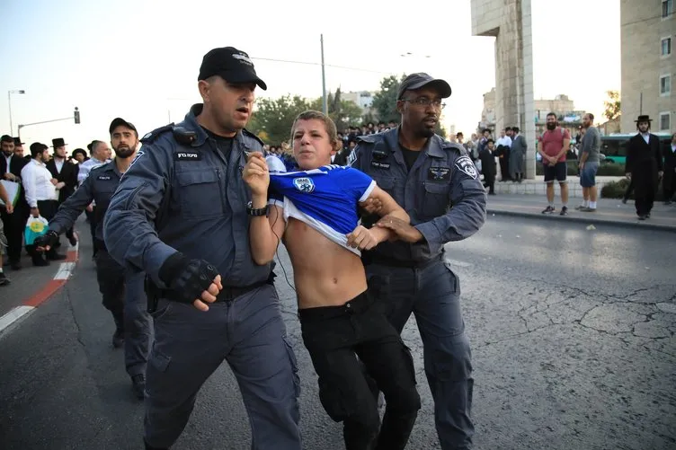 İsrail'de Yahudiler'den askerlik karşıtı gösteri