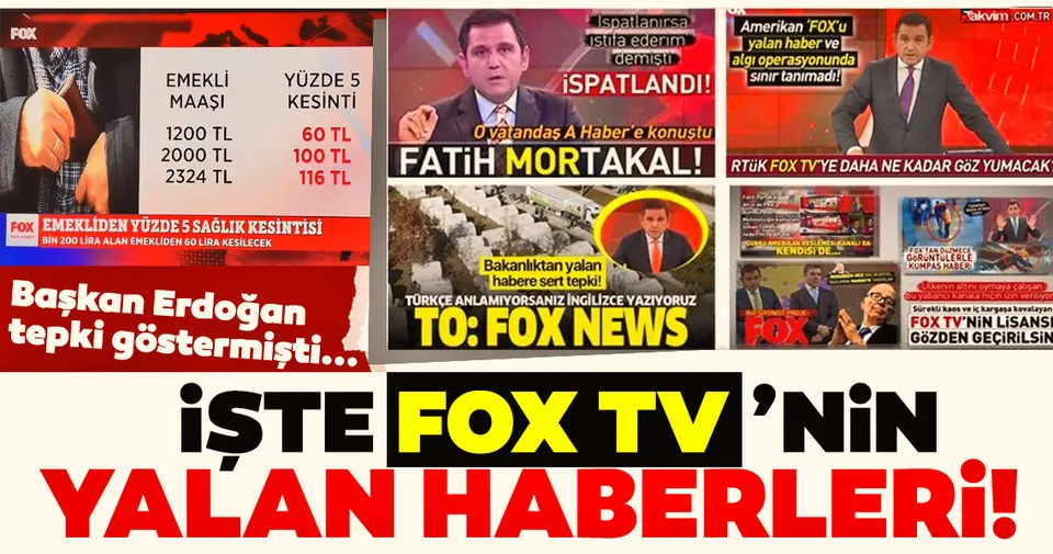 İşte FOX TV'nin yalan haberleri ile ilgili görsel sonucu