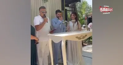 Şarkıcı Emrah’ın yıllardır görüşmediği oğlu Tayfun Erdoğan evlendi! Nuri Alço ‘babalık’ yaptı | Video