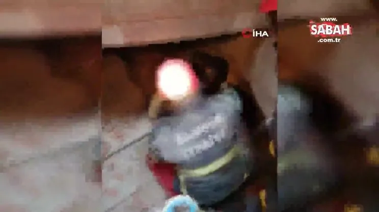 Büyük çaba, inanılmaz kurtuluş...9 yaşındaki çocuk 28 saat sonra böyle kurtarıldı | Video