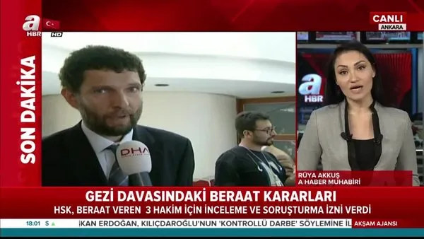 HSK, Gezi Parkı olayları davasında beraat kararı veren 3 hakim için inceleme ve soruşturma izni verdi | Video