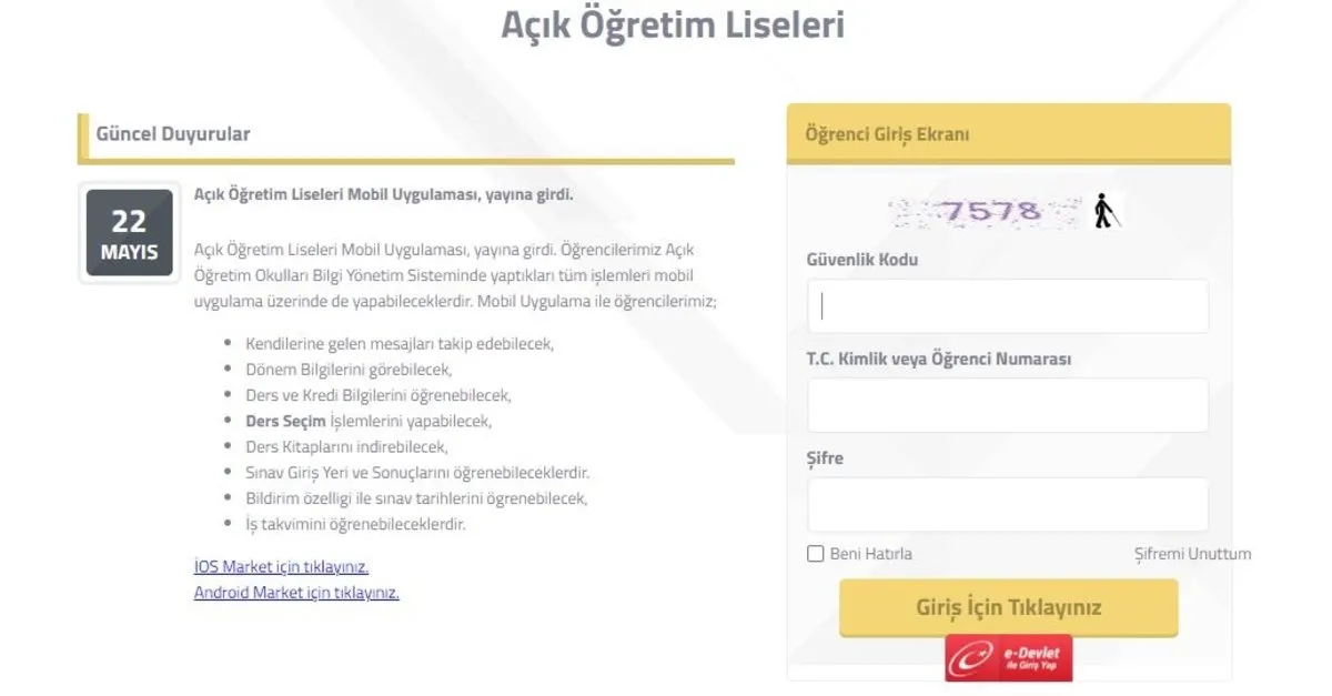 aol aok sinav giris ekrani 2021 acik ogretim lisesi meb aol 1 donem cevrimici online sinav girisi nasil ve nereden yapilir son dakika galeri yasam
