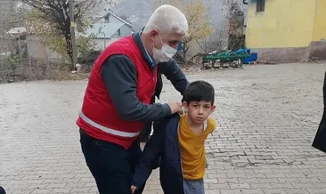 Minik kalpleri ısıttılar