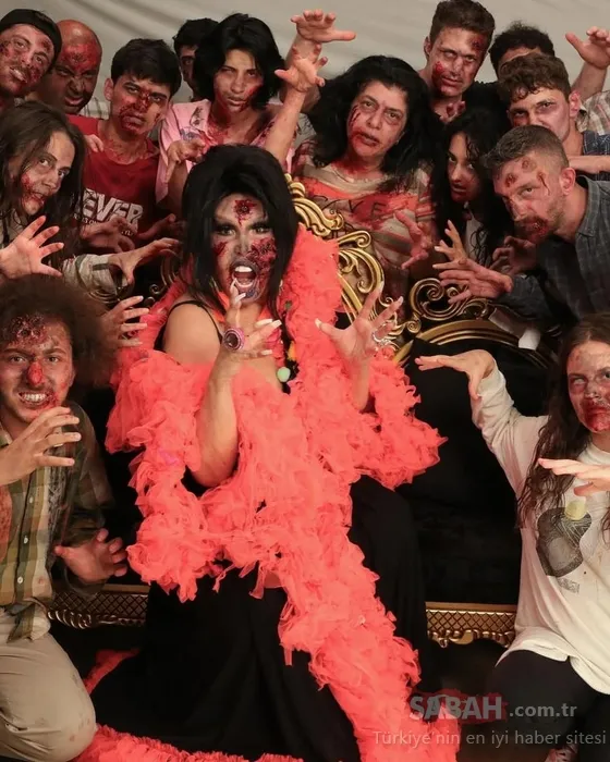 Bülent Ersoy konuk oyuncu olduğu filmde zombi kılığına girdi!