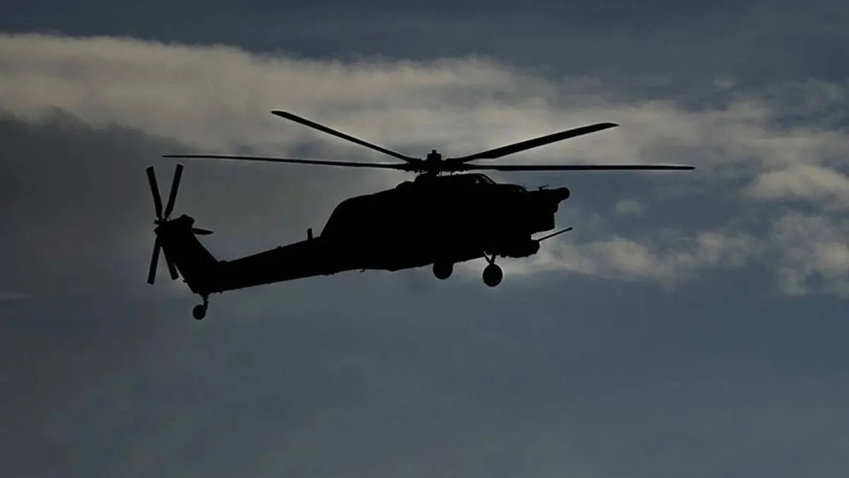 Rusya'da Mi-28 model askeri helikopter düştü, mürettebat hayatını kaybetti