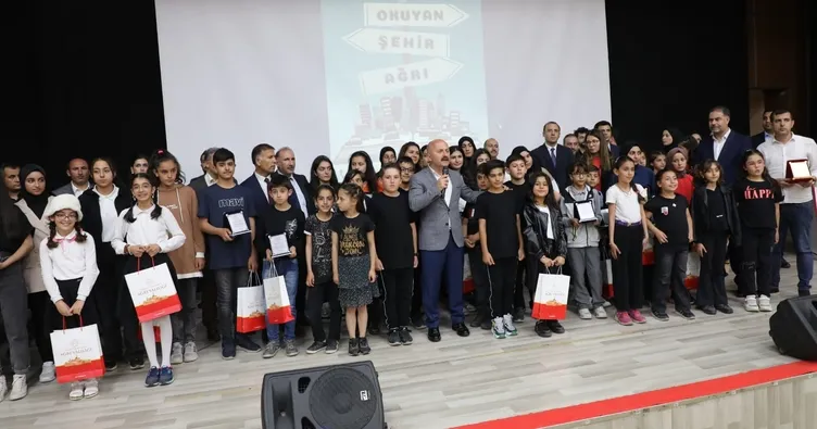 Okuyan Şehir Ağrı projesi ödül töreni