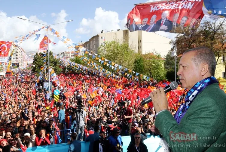 Cumhurbaşkanı Erdoğan, Erzurum'da böyle karşılandı