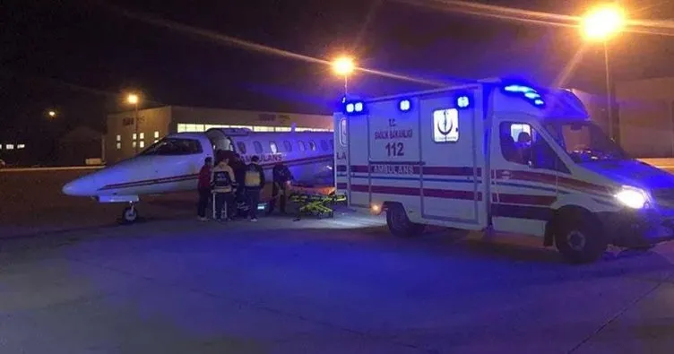 Umre’de rahatsızlanan 2 Türk ambulans uçakla Türkiye’ye getirildi