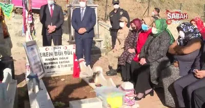 Bakan Zehra Zümrüt Selçuk şehit Eren Bülbül’ün mezarını ziyaret etti | Video