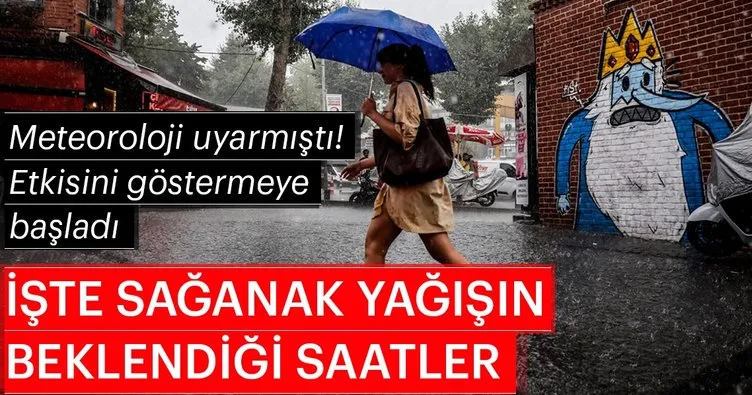 Meteoroloji’den son dakika hava durumu uyarısı! Bugün İstanbul hava durumu nasıl olacak? Sağanak yağışlar...
