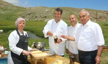 Mersin’de İtalyan şef, ödüllü Eğriçayır balıyla tatlı yaptı
