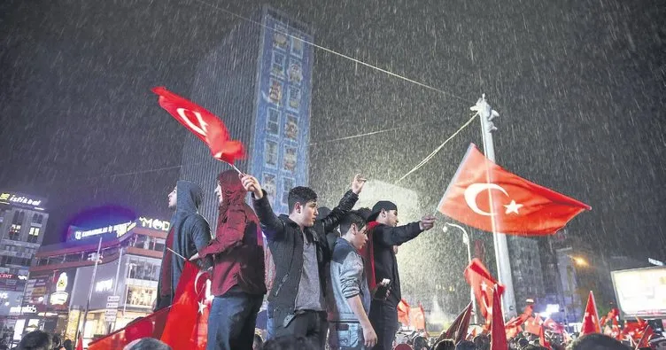 Kızılay Meydanı’nda Demokrasi şöleni