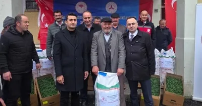 Şebinkarahisar’da çiftçiye nohut desteği: Yüzde 75 hibeli 3 bin nohut tohumu dağıtıldı #giresun