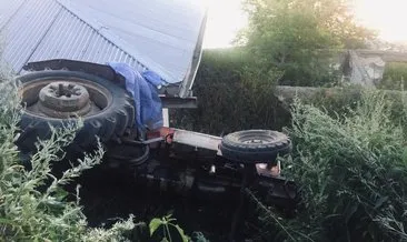 Traktör devrildi, 1 kişi öldü #ardahan