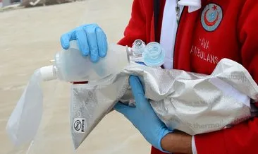 Tatvan’da doğan ’Parmak bebek’ için hava ambulansı devreye girdi
