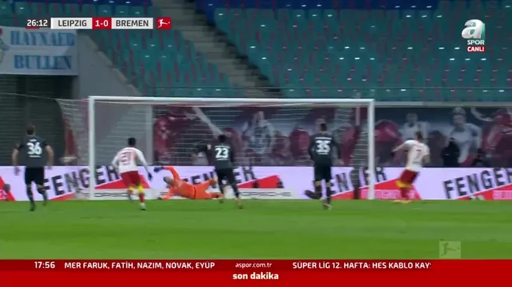 GOL | Leipzig 1-0 Werder Bremen