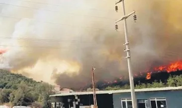 İzmir’de korkutan yangın