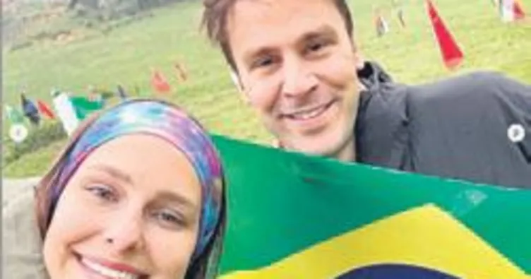 Dağ maratonuna Jessica da katıldı