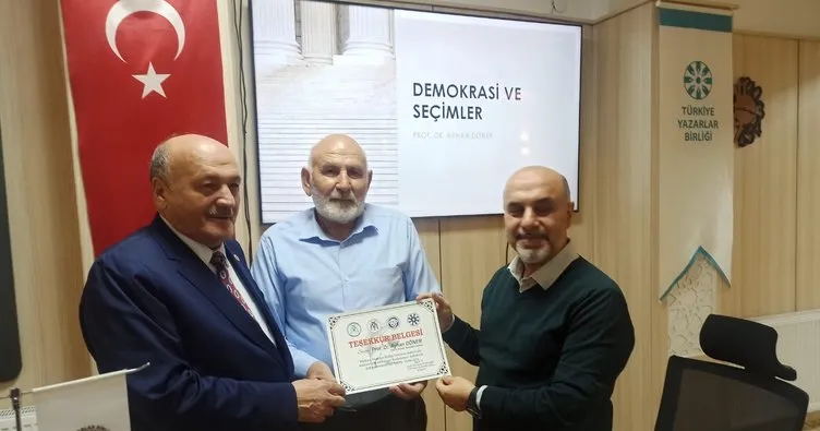 Erzincan TYB’de demokrasi ve seçimler konuşuldu