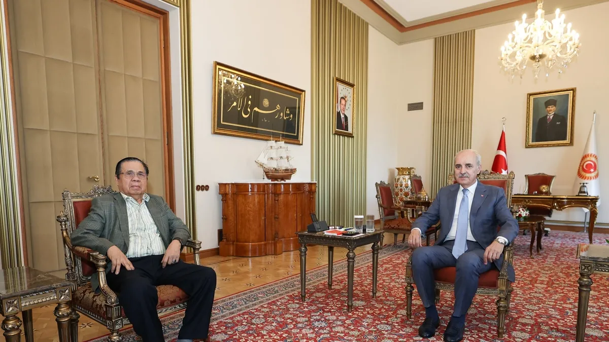 TBMM Başkanı Kurtulmuş, Filipinler’in Bangsamoro Özerk Bölgesi Kurucu Başbakanı ile görüştü TBMM Başkanı Kurtulmuş, Filipinler’in Bangsamoro Özerk Bölgesi Kurucu Başbakanı ile görüştü