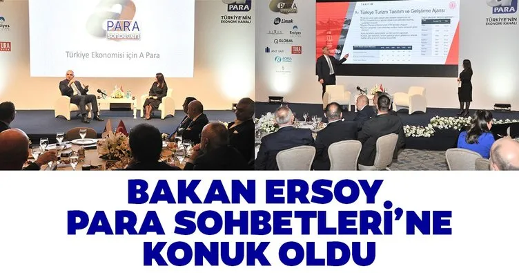 Kültür ve Turizm Bakanı Mehmet Nuri Ersoy ’Para Sohbetleri’ne konuk oldu