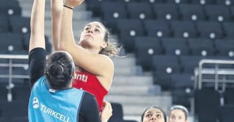 A Milli Kadın basketbolcular Ankara’da ilk çalışmasını yaptı
