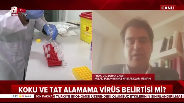 Corona virüs ciğerlere inmeden durdurulabilir mi? Koku ve tat alamama virüs belirtisi mi? | Video