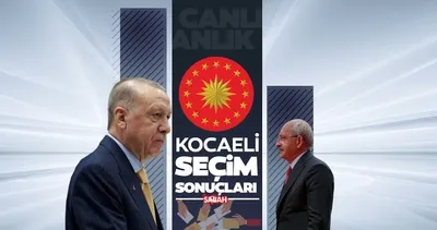 Kocaeli seçim sonuçları belli oldu! YSK verileri ile Cumhurbaşkanlığı Kocaeli seçim sonuçları ne oldu, en yüksek oyu kim aldı?