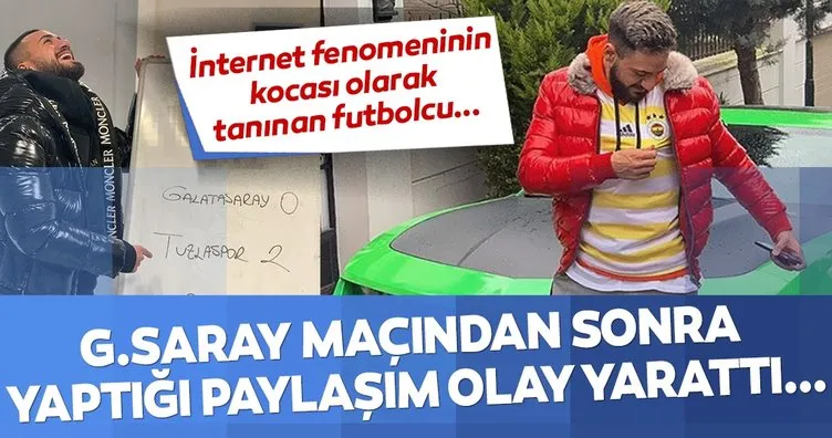 Selin Ciğerci’nin kocası olarak tanınan Gökhan Çıra’nın Galatasaray paylaşımı tepki çekti