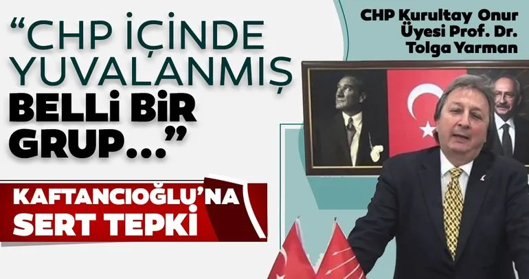 CHP Kurultay Onur Üyesi Prof. Dr. Tolga Yarman’dan CHP İstanbul İl Başkanı Canan Kaftancıoğlu’na tepki