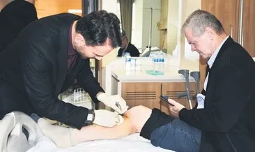 Bosnalı komutanın yarasını Türk doktorlar iyileştirdi