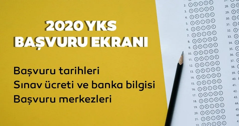 Yks Basvurusu 2020 Nasil Yapilir Son Gun Ne Zaman Osym Ile Yks Basvuru Sinav Ucreti Hangi Bankaya Yatirilacak Egitim Haberleri
