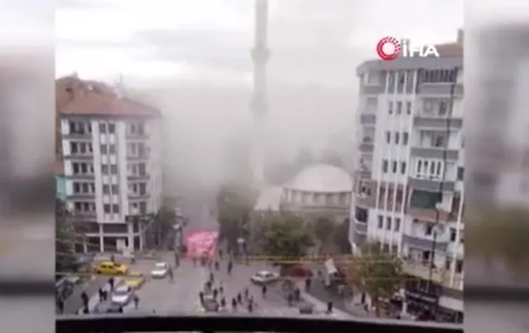 Çorum’daki doğalgaz patlamasından yeni görüntü: Büyük bir panikle koştular!