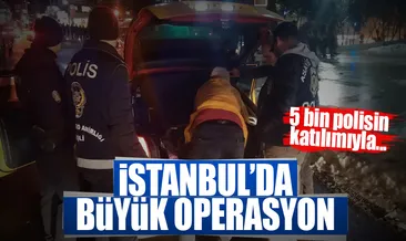İstanbul’da ’Yeditepe Huzur’ operasyonu