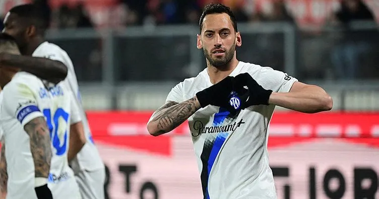 Hakan Çalhanoğlu’nun 2 gol attığı maçta Inter, Monza’yı 5-1 yendi