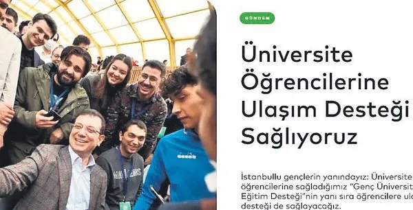 Son dakika | Ekrem İmamoğlu’nun yolsuzlukları öğrencileri de vurdu! İBB gençleri yarı yolda bıraktı