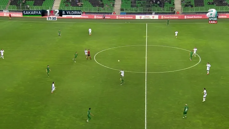 GOL | Sakaryaspor 1-3 Bursa Yıldırımspor