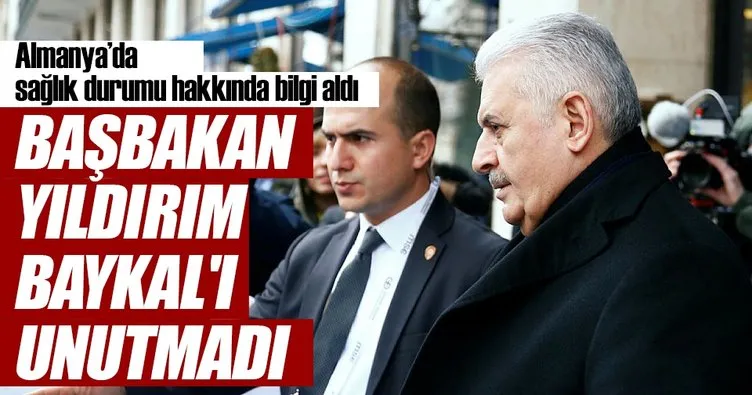 Başbakan Yıldırım Baykal'ı unutmadı