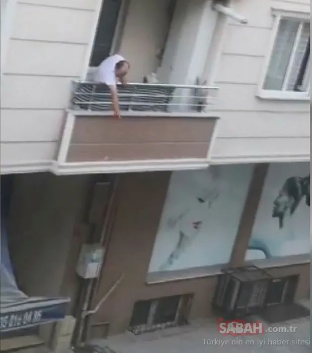 Halkalı’da akrabalarıyla tartışan kişi balkonundan böyle düştü
