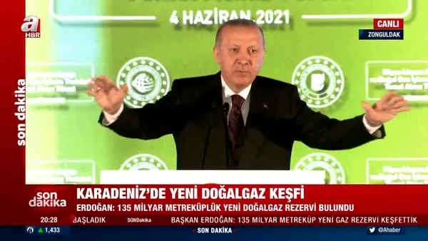 Başkan Erdoğan’dan yeni doğalgaz rezervi müjdesi açıklaması! Başkan Erdoğan’dan tarihi müjde...