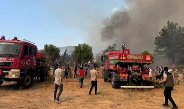 ÇANAKKALE YANGIN SON DAKİKA: Soğutma çalışmaları... Çanakkale Bayramiç yangınında son durum nedir?
