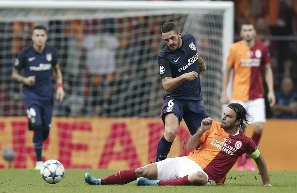 Galatasaray-Atletico Madrid maçından kareler