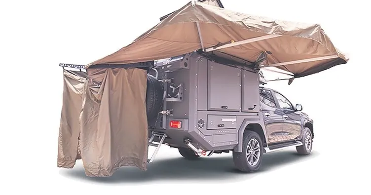 Tatilde yeni moda off-road karavan