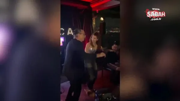 Erdal Beşikçioğlu kızı Derin Beşikçioğlu'yla karşılıklı göbek attı | Video