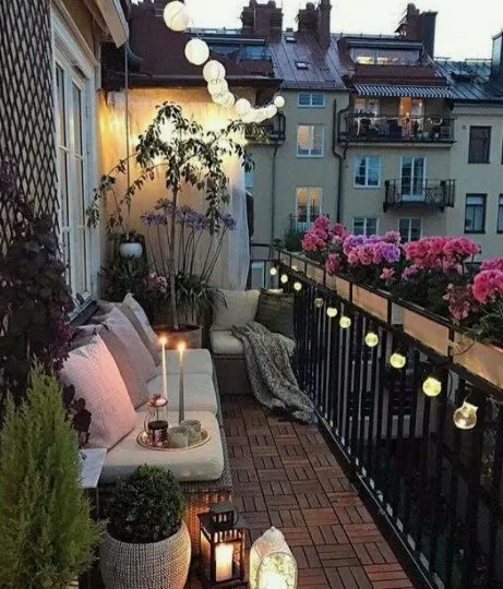 Küçük balkon dekorasyon fikirleri
