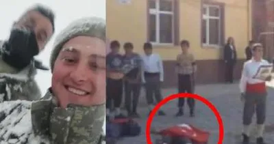 Şehit Yasin Karaca’nın son görüntüleri ortaya çıktı! Ortaokulda da şehit askeri canlandırmış…