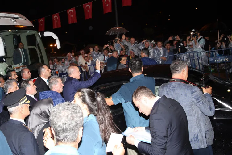 Türkiye Cumhurbaşkanı Erdoğan, Rize'de