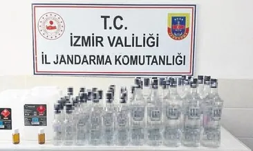 Jandarmadan sahte rakı operasyonu