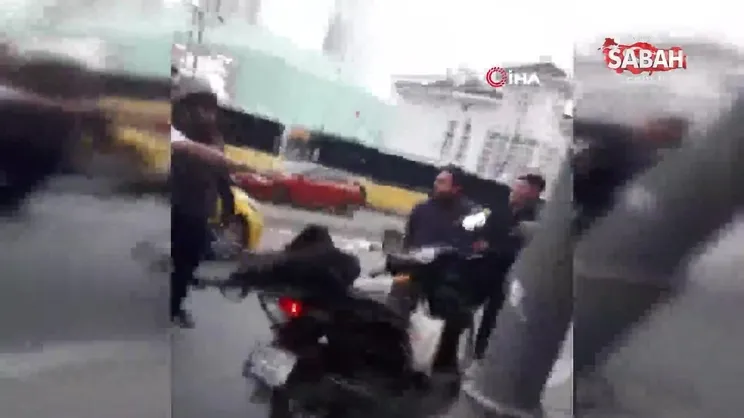 Mecidiyeköy’de kaza sonrası tartışma: “50 tane dosyam var” diyerek üzerine yürüdü