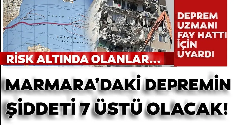 SON DAKİKA HABERİ: Marmara'daki depremin şiddeti 7 üstü olacak! Deprem uzmanından fay hattı uyarısı...